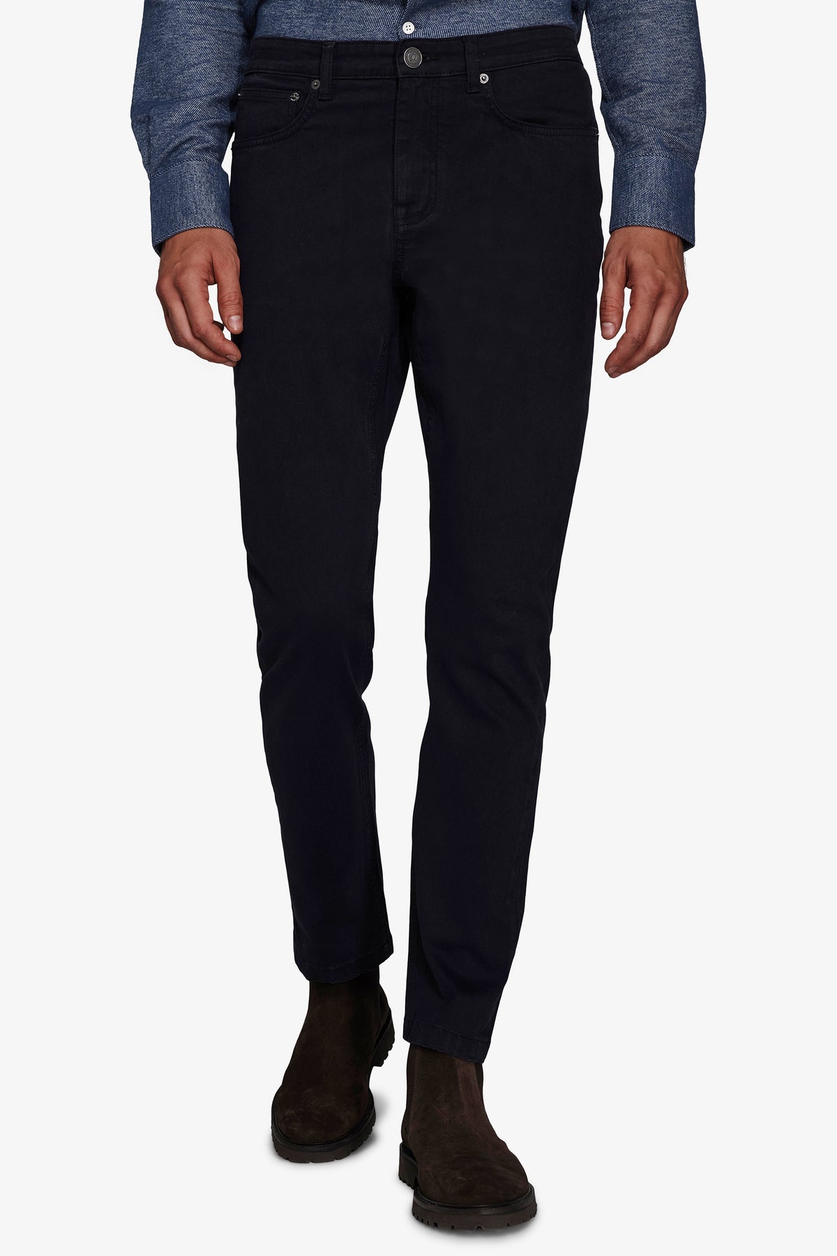 Pantaloni 5 tasche navy