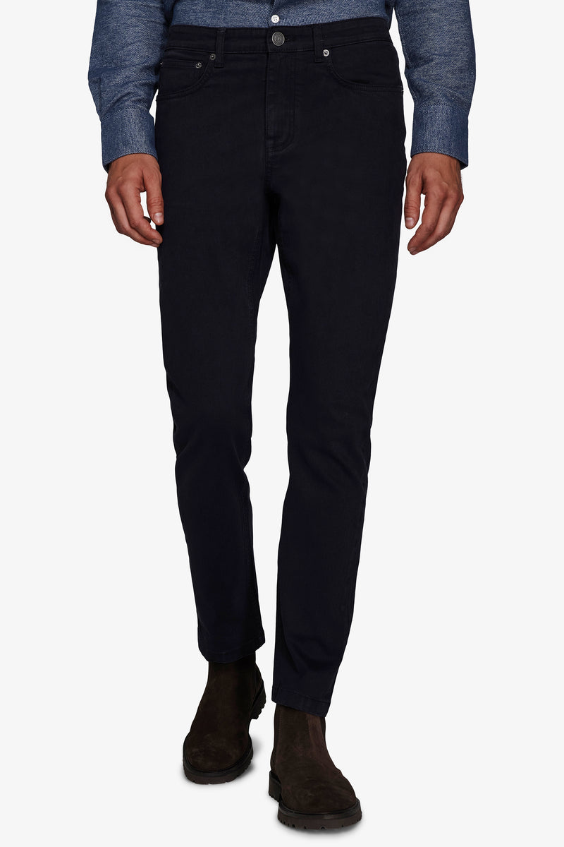 Pantalon 5 poches bleu marine