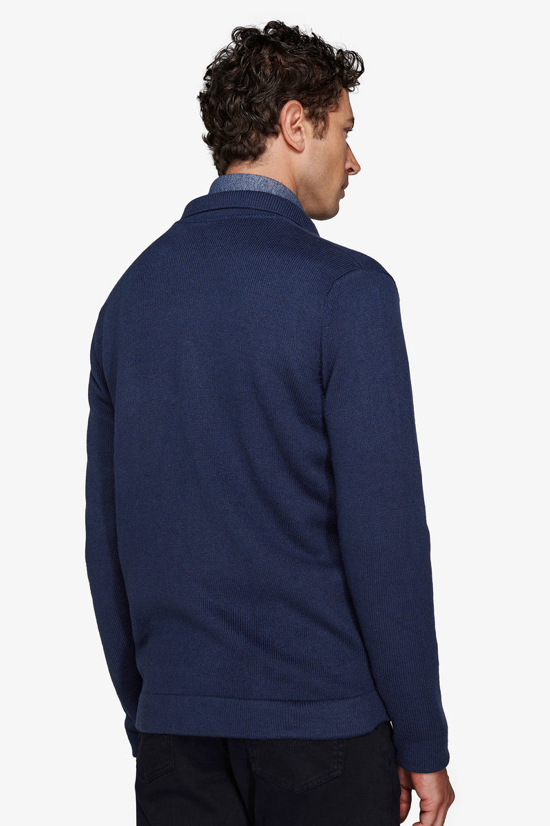 Giacca in maglia avion