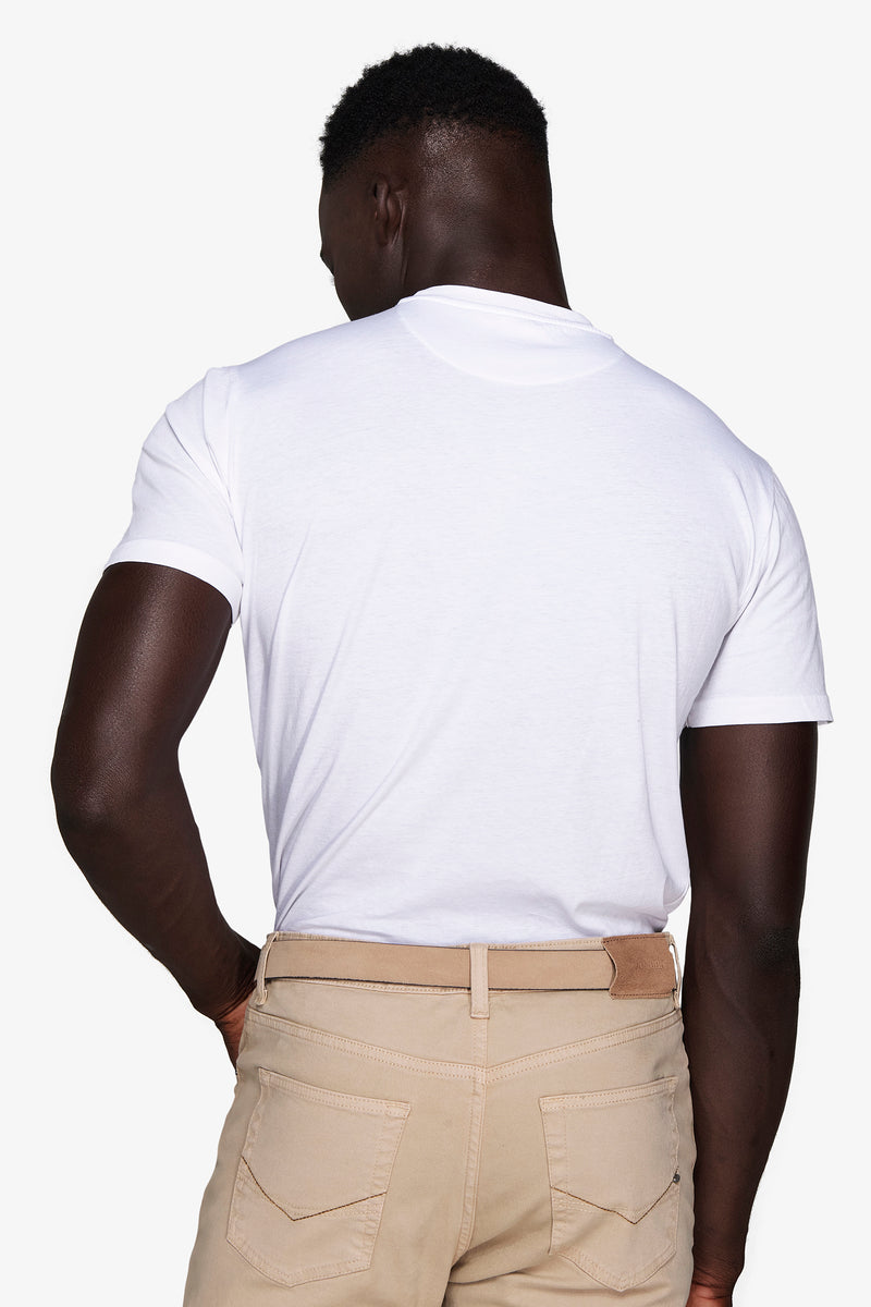 White light cotton t-shirt