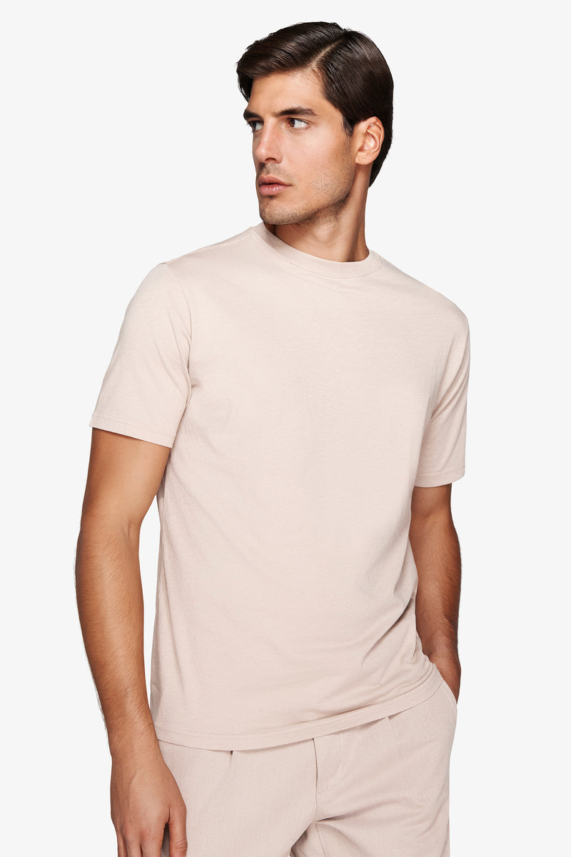 T-shirt in cotone leggero corda