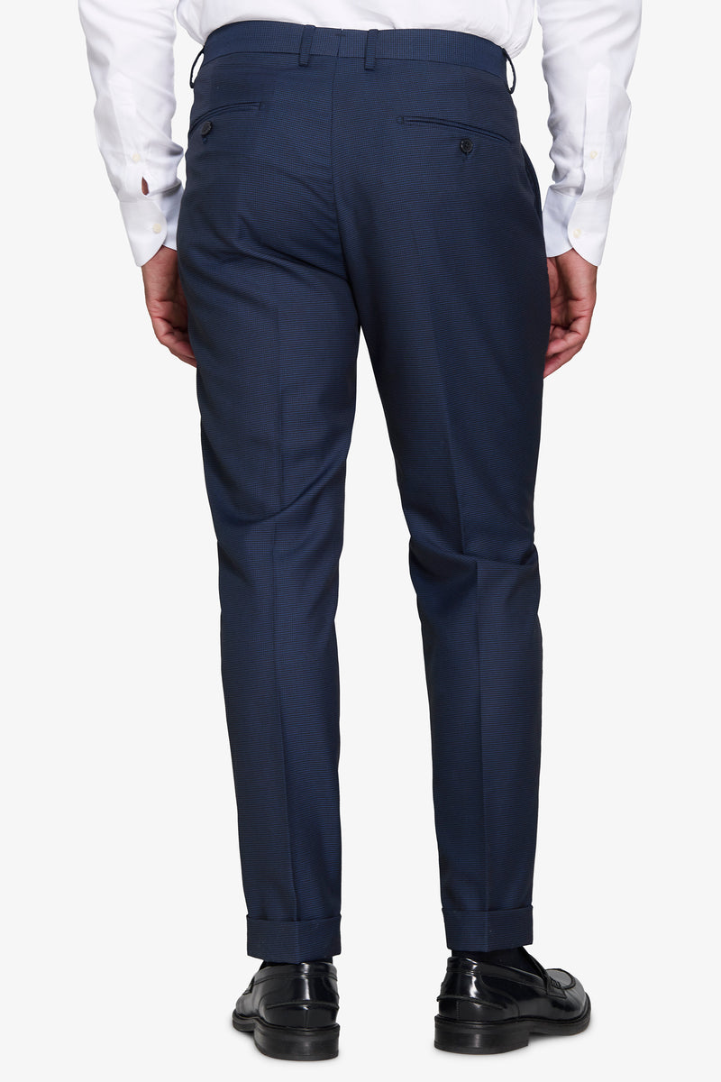 Pantaloni pied de poule avion