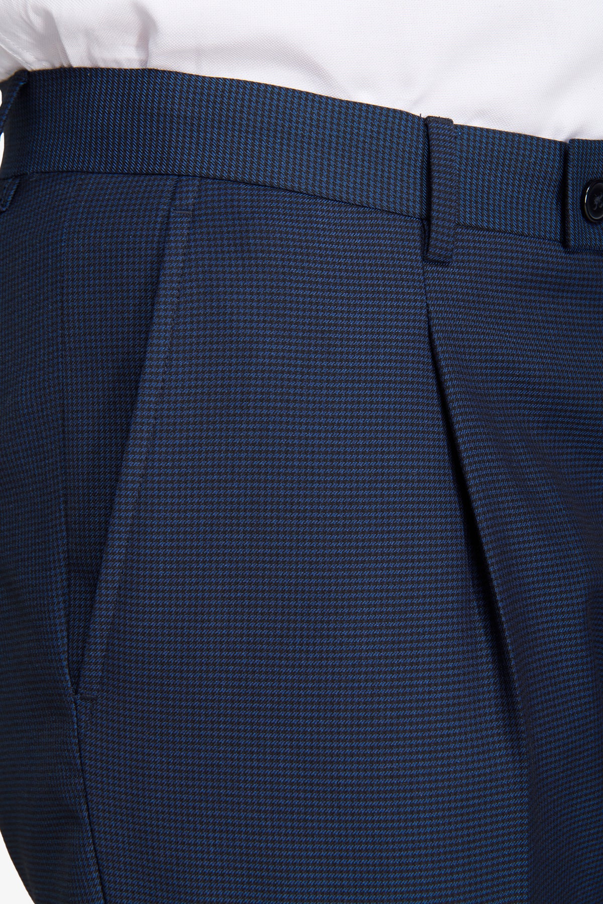 Pantaloni pied de poule avion