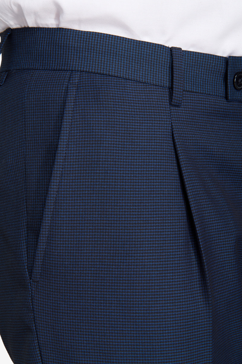 Pantaloni pied de poule avion