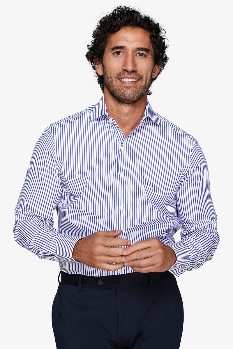 Camicia a righe royal slim