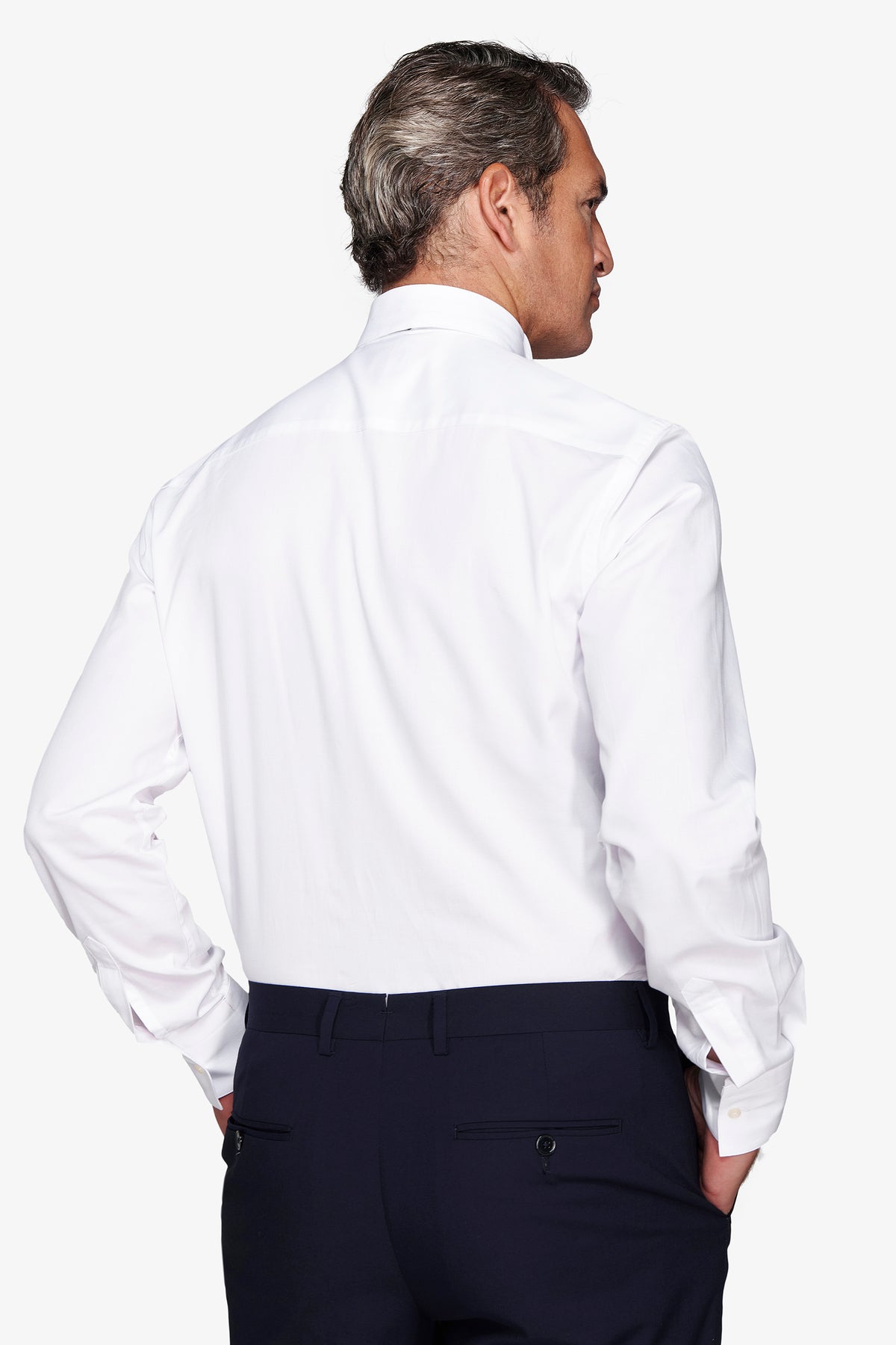 Chemise de smoking à col surélevé coupe slim