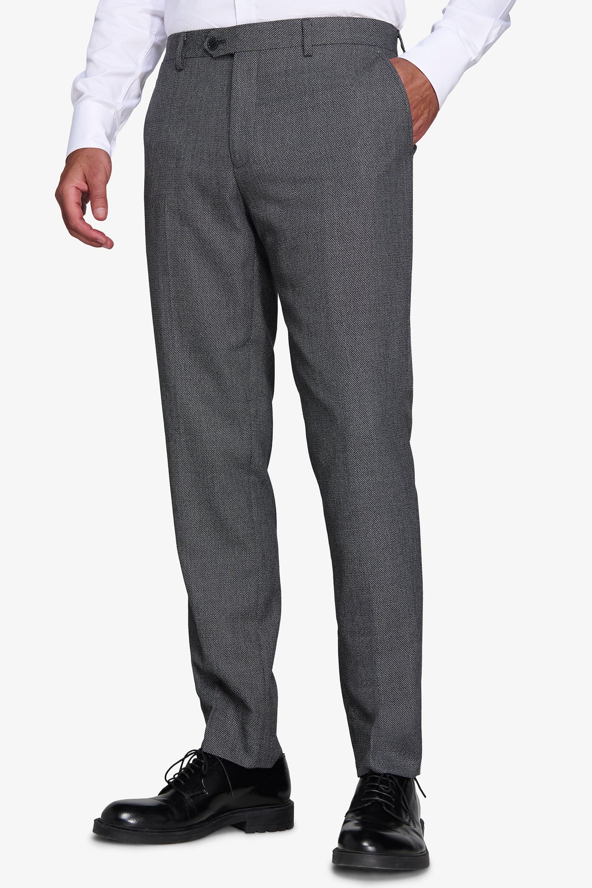 Pantaloni occhio di pernice antracite