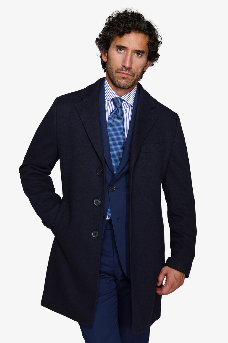 Cappotto baronetto blu