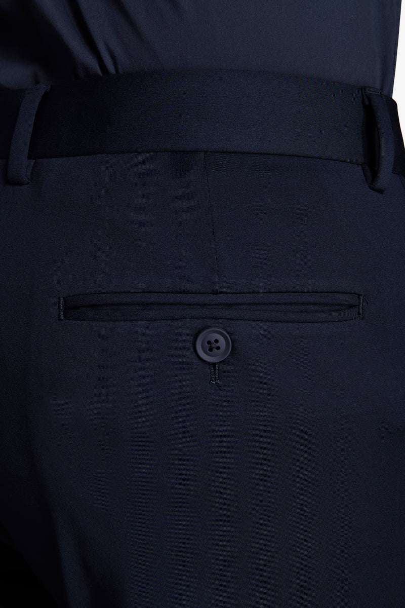 Pantaloni in jersey tecnico blu slim