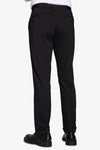 Pantaloni in jersey tecnico neri slim