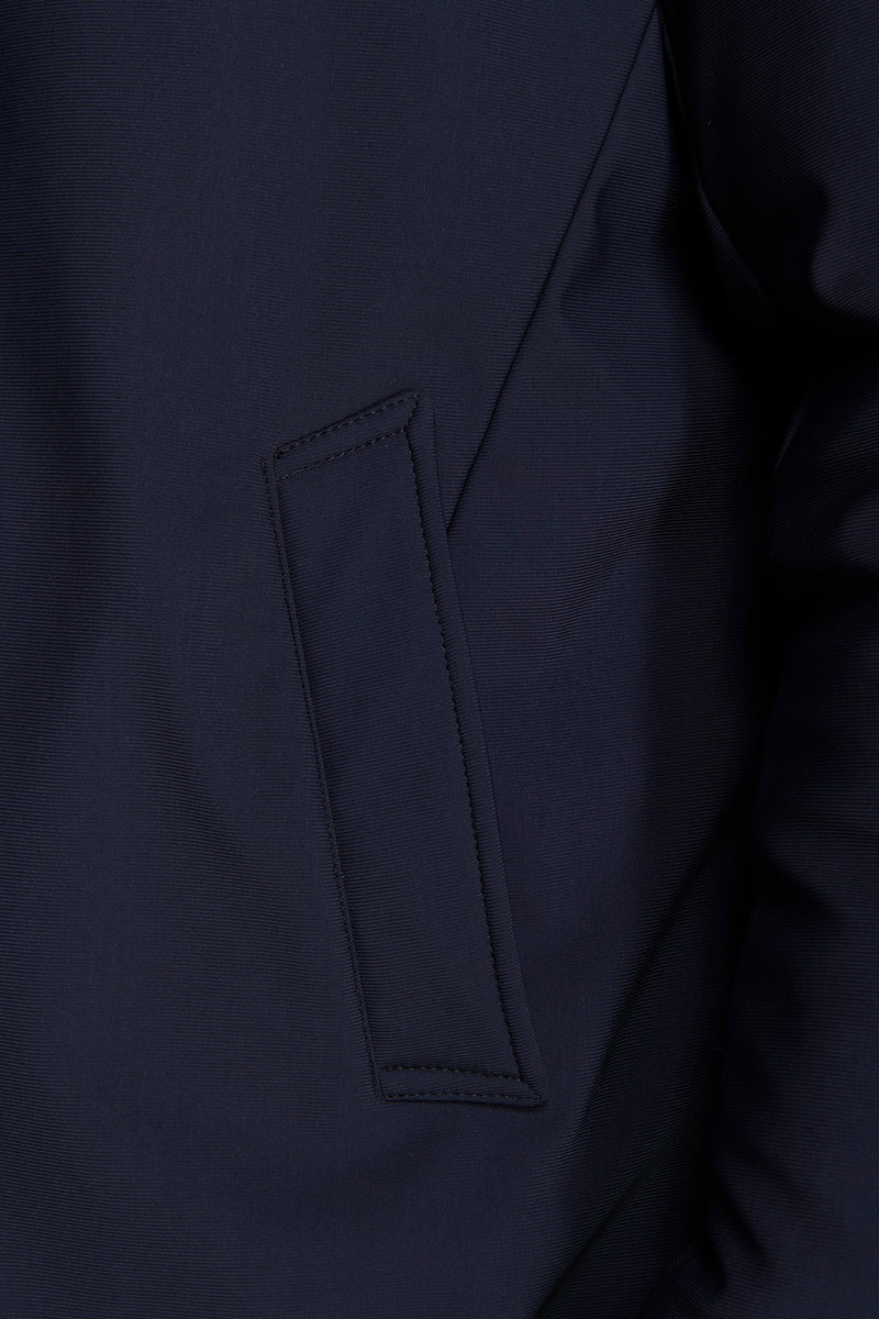 Cappotto tecnico trapuntato blu