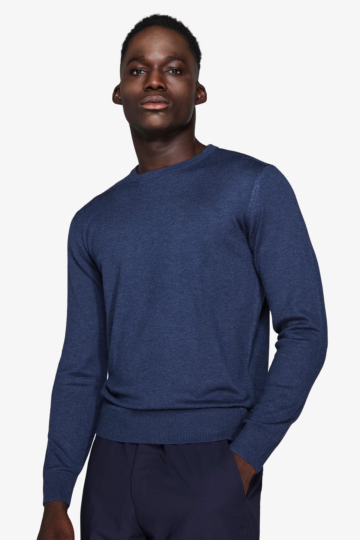 Maglia girocollo basic avion