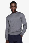 Maglia girocollo basic grigio