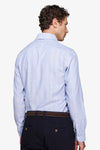 Light blue Herringbone flannel effect shirt