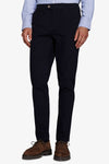 Pantaloni chino gabardina navy
