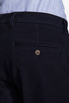 Pantaloni chino gabardina navy