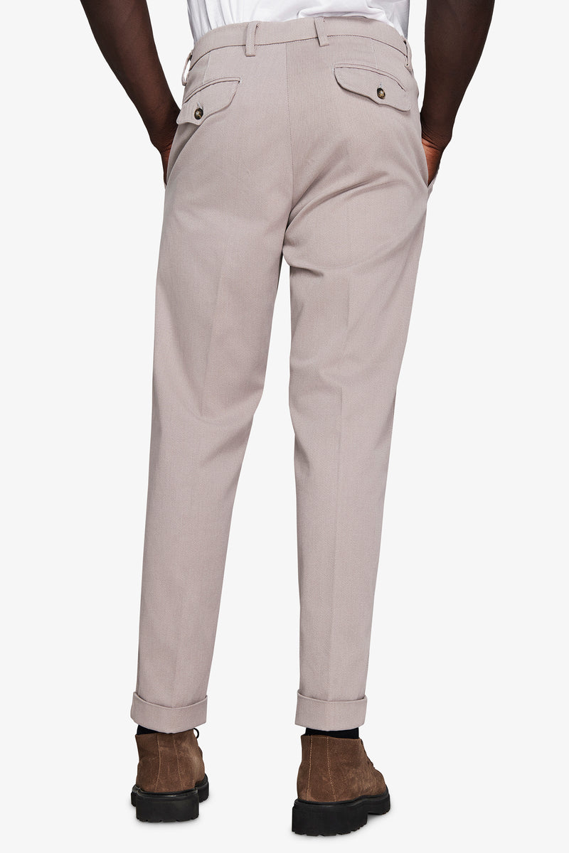 Pantaloni cavalry grigio chiaro
