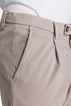 Pantaloni cavalry grigio chiaro