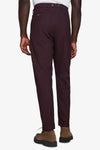 Pantaloni doppia pinces bordeaux