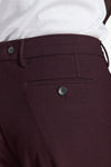 Pantaloni doppia pinces bordeaux