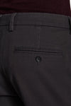 Pantaloni chino gabardina dark gray
