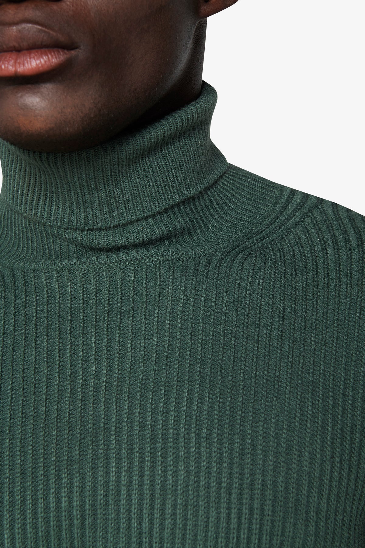 Maglia dolcevita costa inglese verde