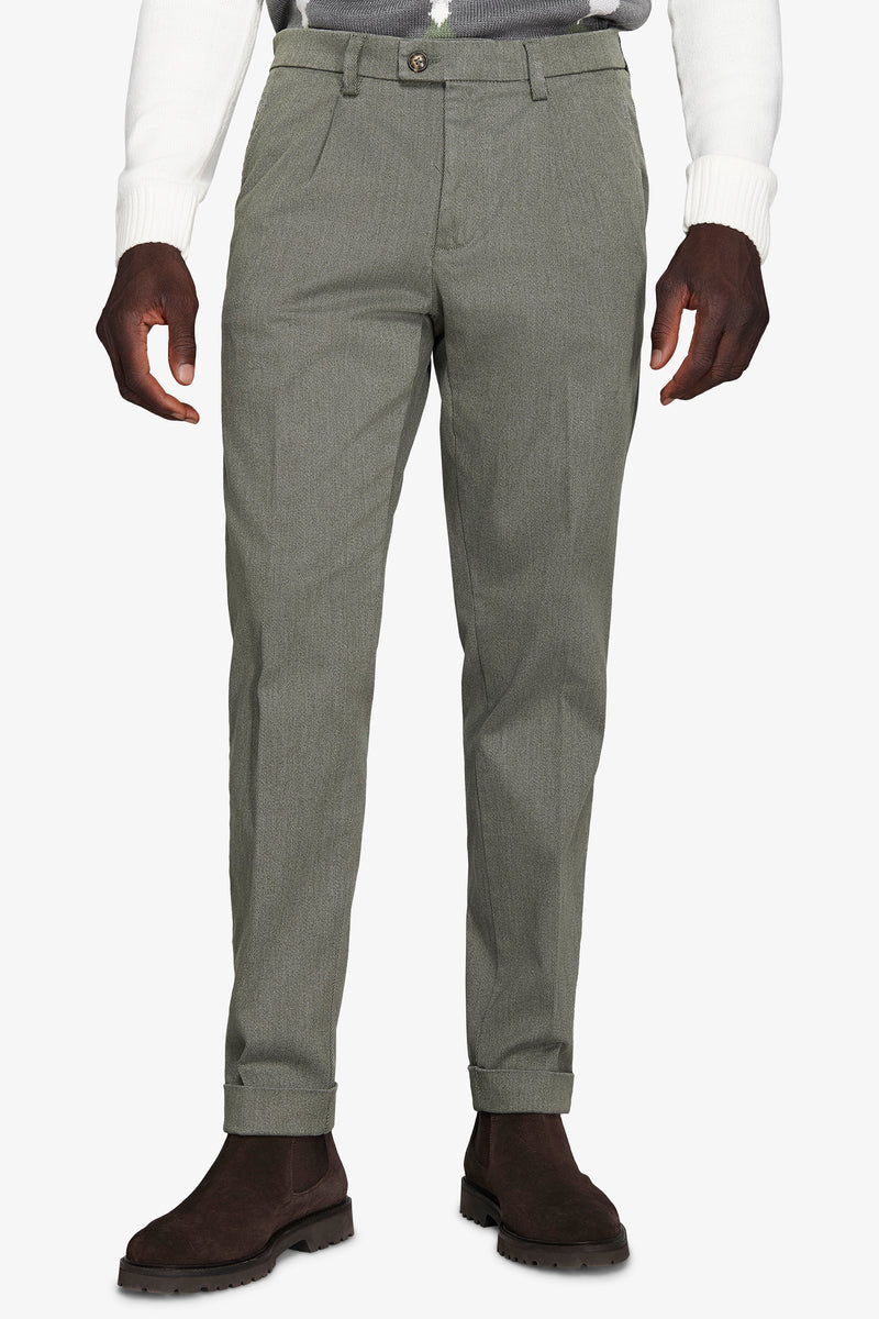 Pantaloni cavalry verde