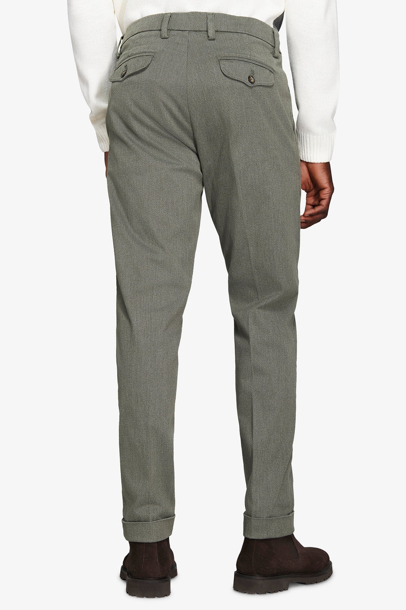 Pantaloni cavalry verde