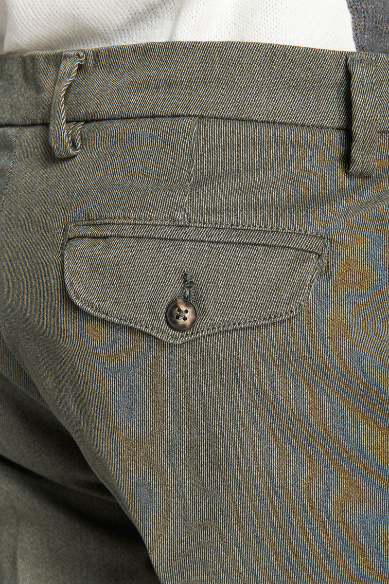 Pantaloni cavalry verde