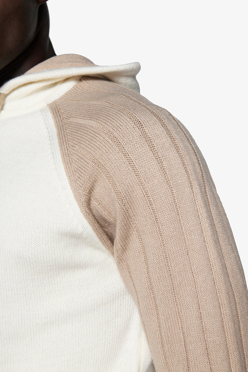 Maglia costa inglese panna DNJ