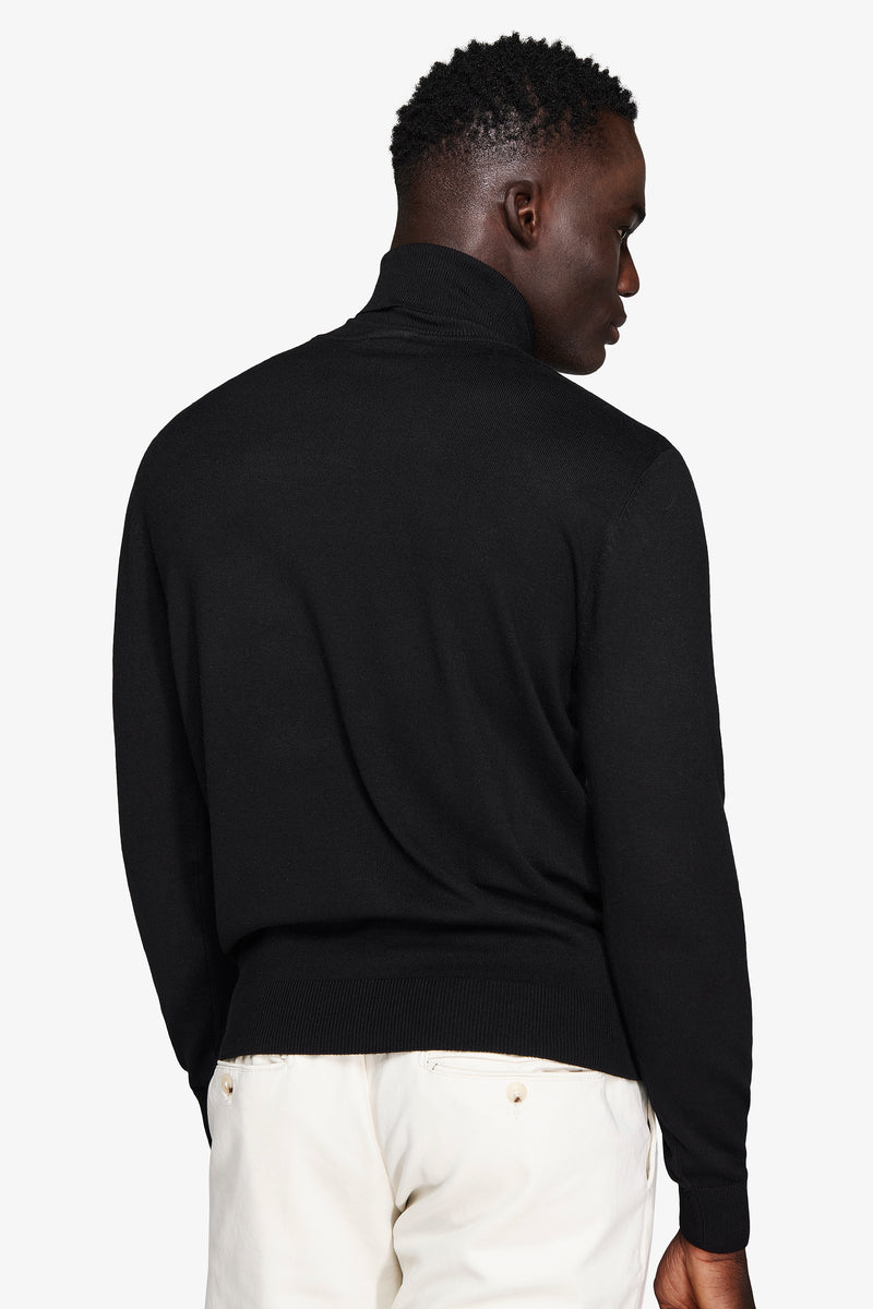 Maglia dolcevita basic nera