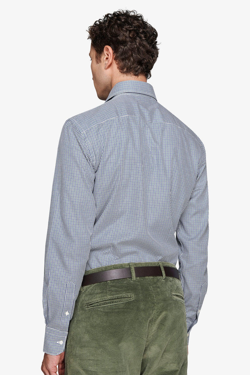 Green Pied de Poule shirt