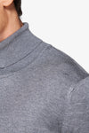 Maglia dolcevita basic grigio
