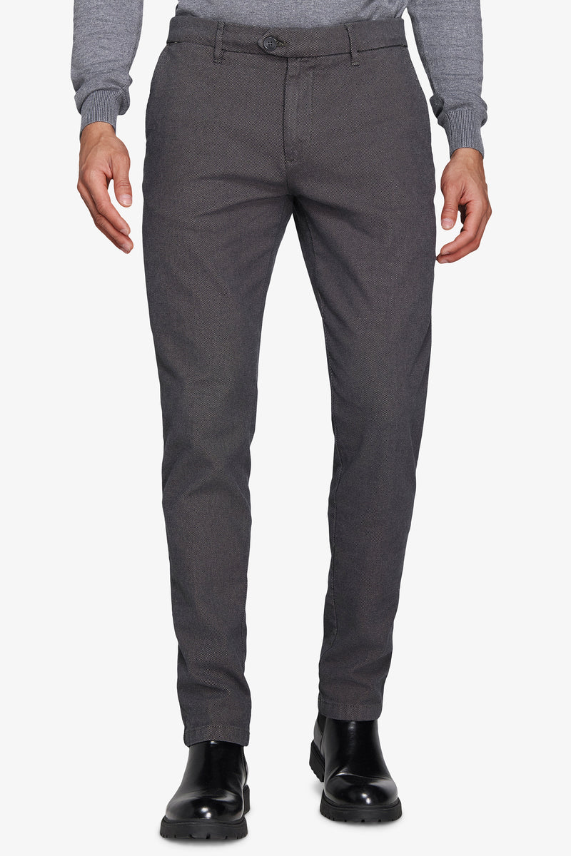 Pantalon armuré gris moyen