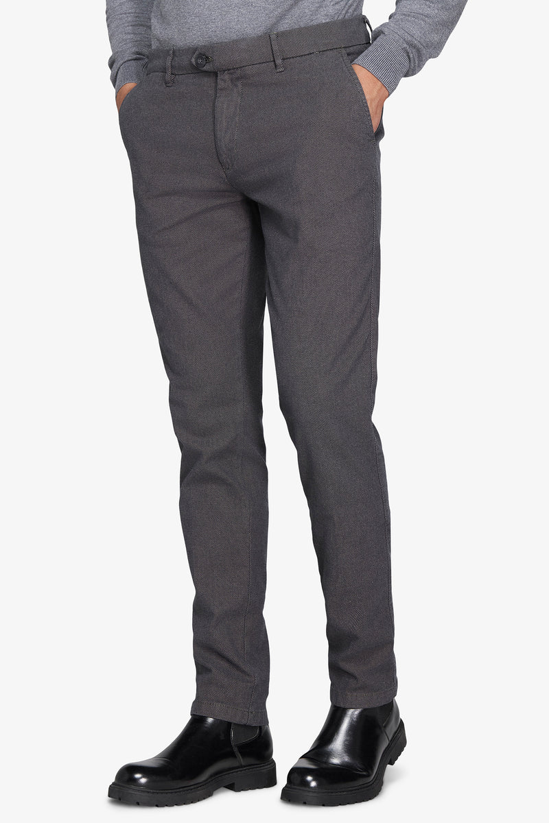 Pantalon armuré gris moyen