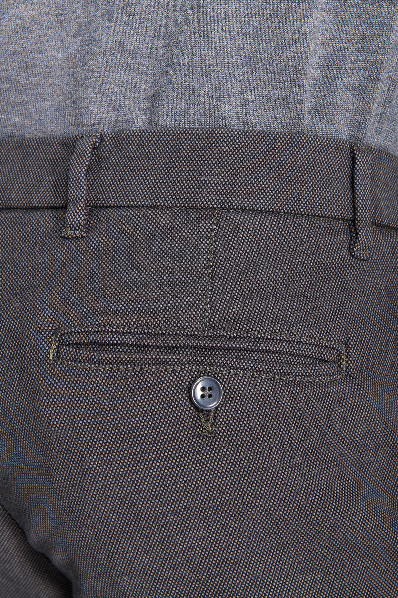 Pantalon armuré gris moyen