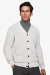 Cardigan costa inglese grigio chiaro