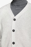 Cardigan costa inglese grigio chiaro