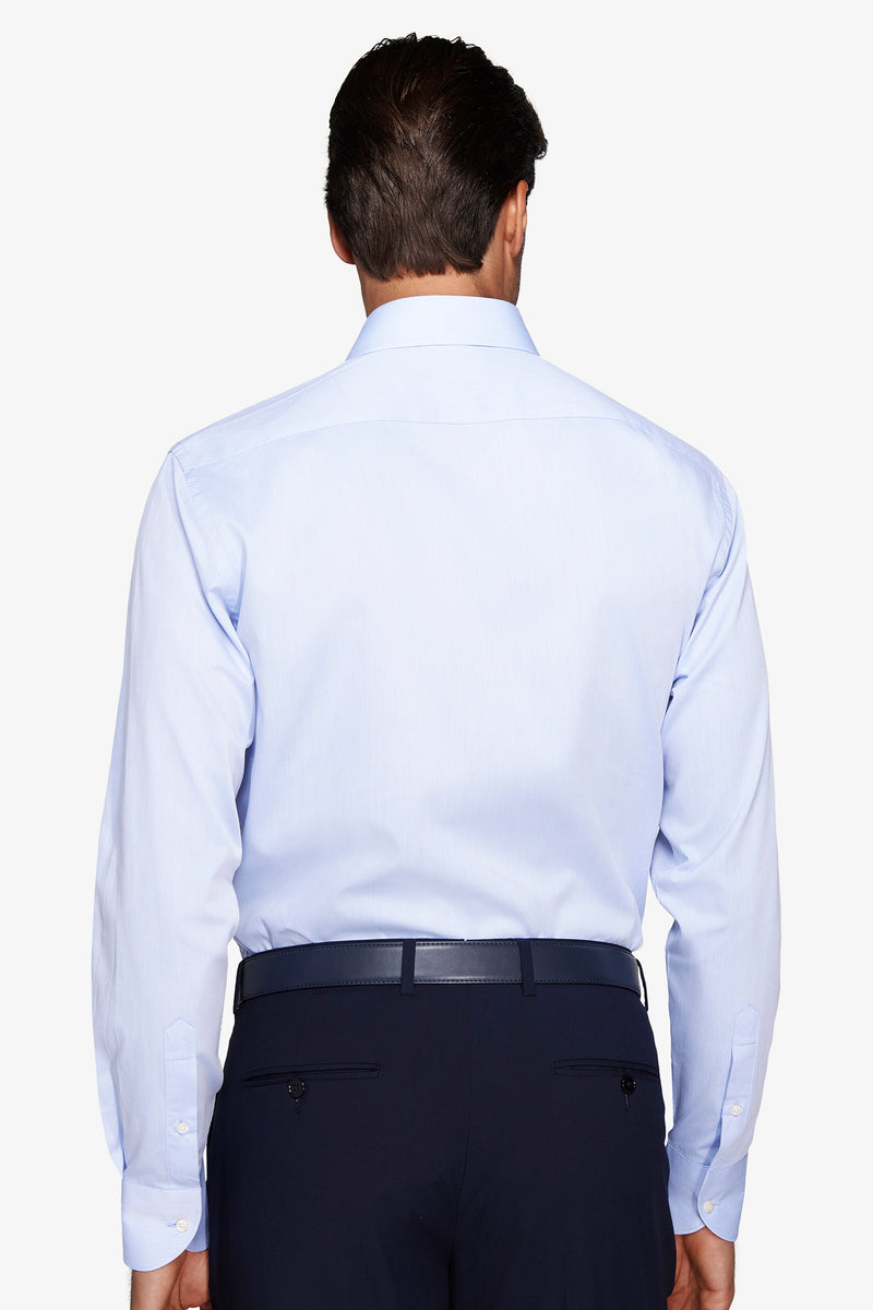 Camicia piquet celeste