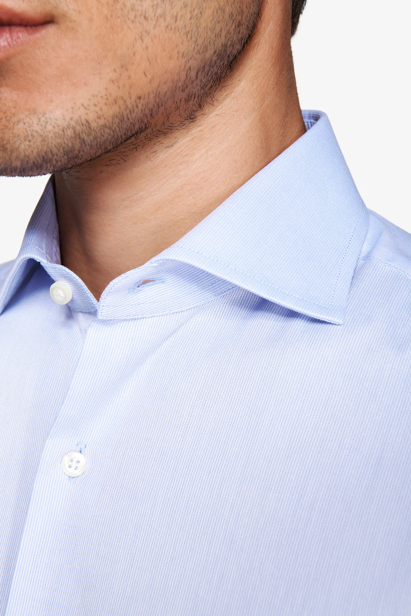 Camicia piquet celeste