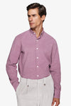 Wine corded corduroy shirt