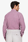 Wine corded corduroy shirt