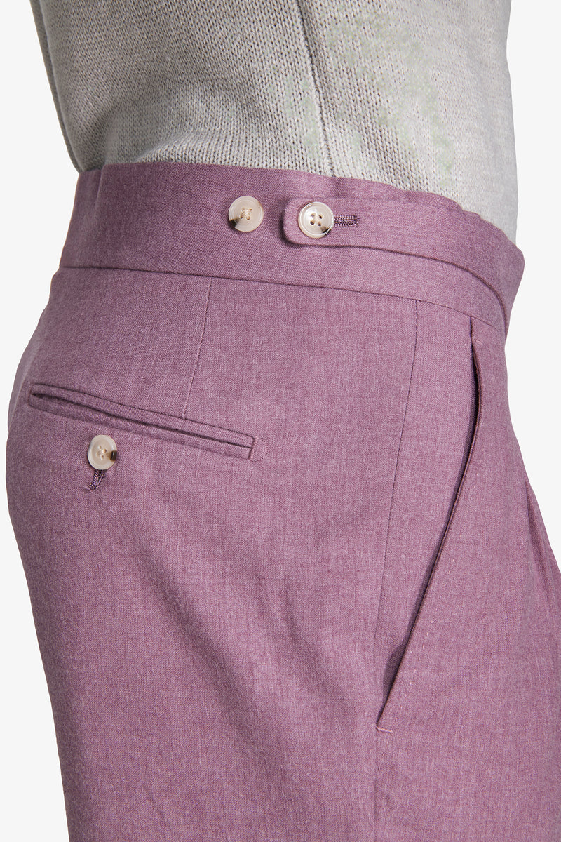 Pantaloni effetto flanella cipolla