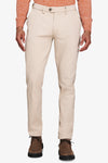 Pantaloni chino gabardina cream