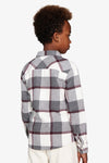 Chemise à carreaux bordeaux Kids