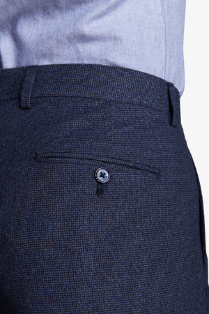 Pantalón pata de gallo azul bebé