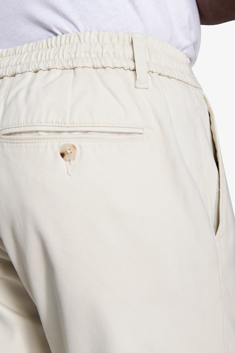 Pantalaccio jersey stretch panna