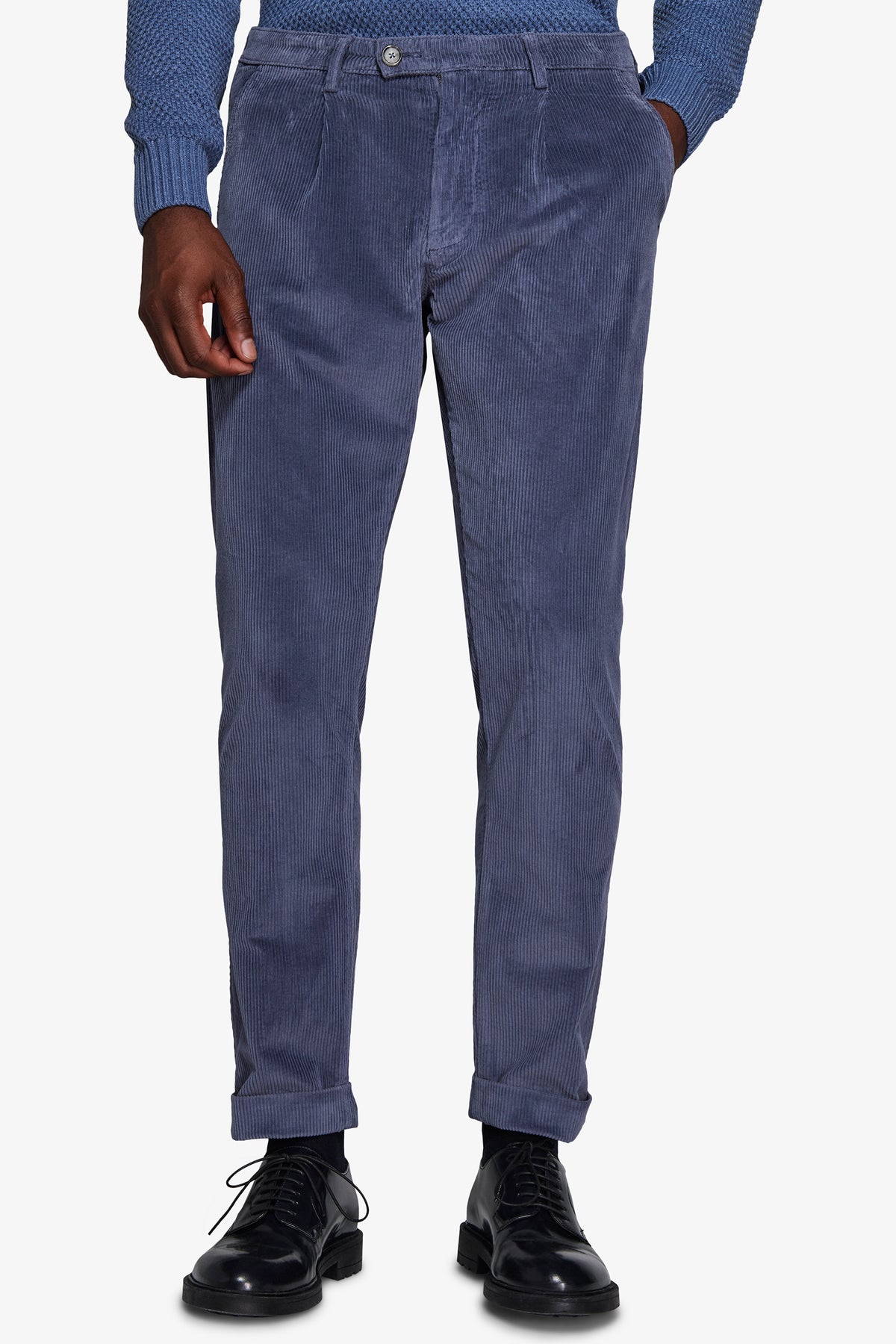 Pantaloni velluto millerighe carta da zucchero