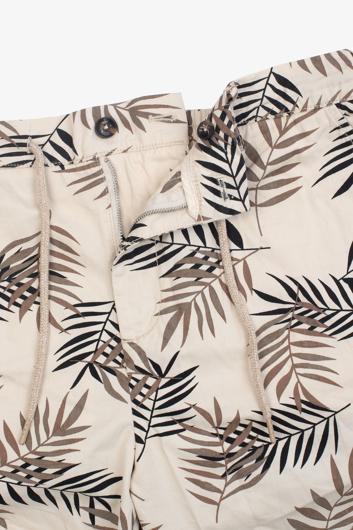 Bermuda Stampa All Over Crema-Dan John