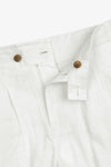 Bermuda con cinturini armaturato bianco-Dan John
